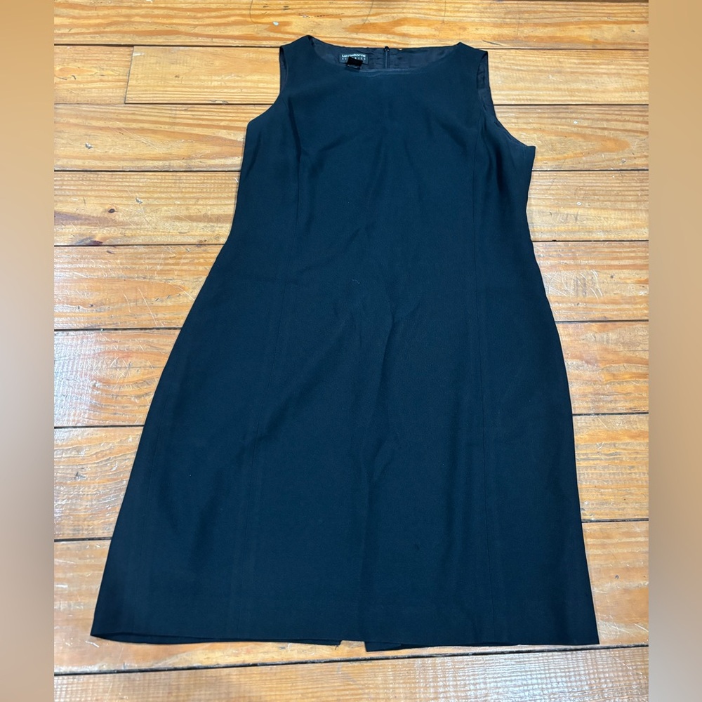 (986)LIZ CLAIRBORNE BLACK DRESS